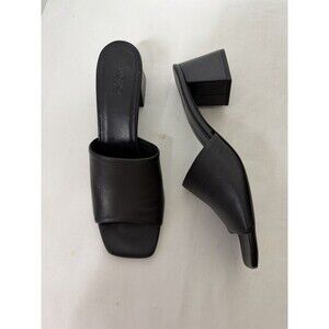 KOIO slide pump in black napa leather Sz 39 US 9 Italy